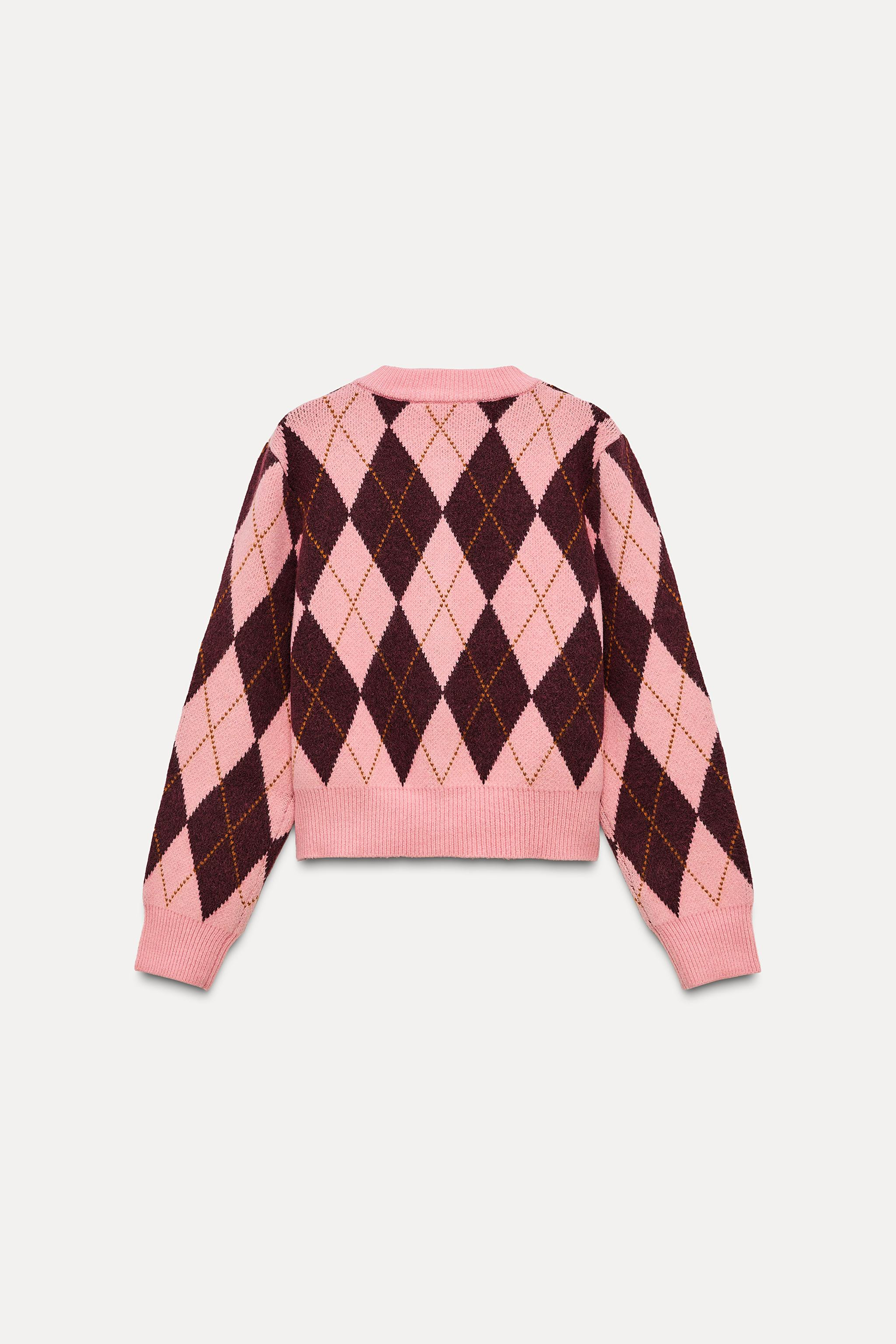 JACQUARD ARGYLE JACKET | Zara US