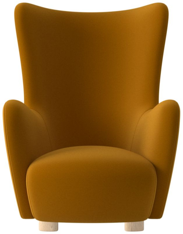 Bozzi Chair Luca Turmeric | CB2 | CB2
