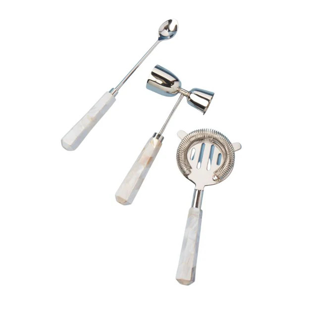 Mother of Pearl Bar Set | Cailini Coastal