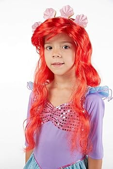 Spooktacular Creations Deluxe Mermaid Costume Set with Red Wig | Amazon (US)