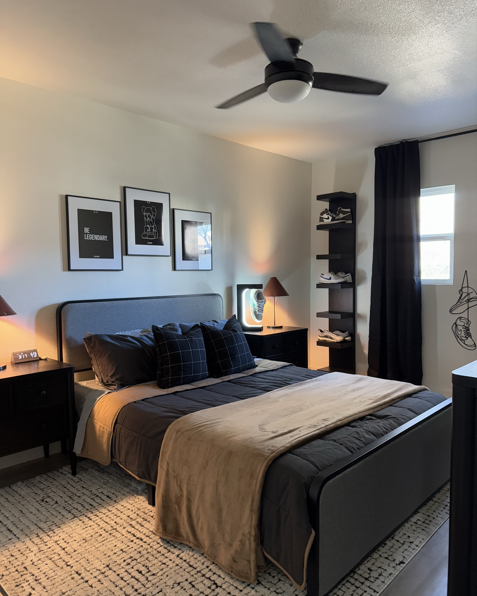 Boys sneakerhead room! #sneakerhead #teenageroom #teenageboyroom #teenager #boysroom #bedroom 