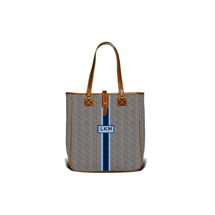 Nantucket Tote - Monogram Stripe | Barrington Gifts