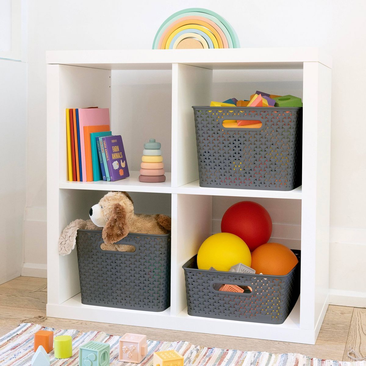 Y-Weave Medium Decorative Storage Basket - Brightroom™ | Target