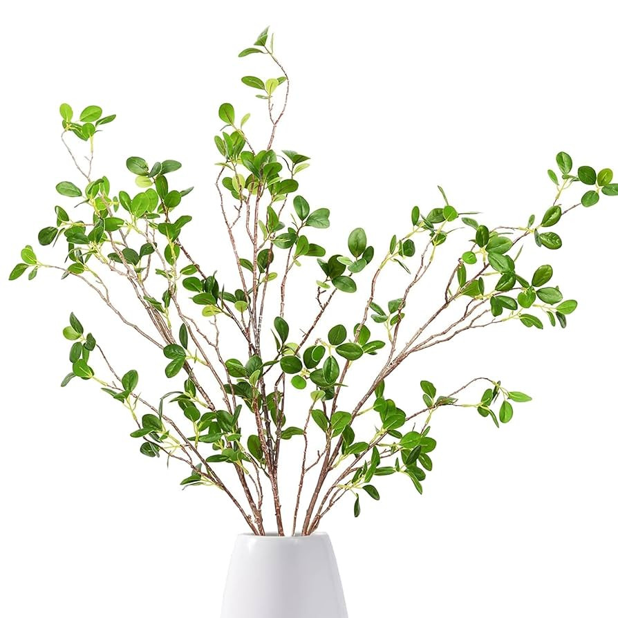 Dremisland Pack of 3 Artificial Ficus Branches Artificial Plants Green Leaves Spray 110 cm Artifi... | Amazon (DE)