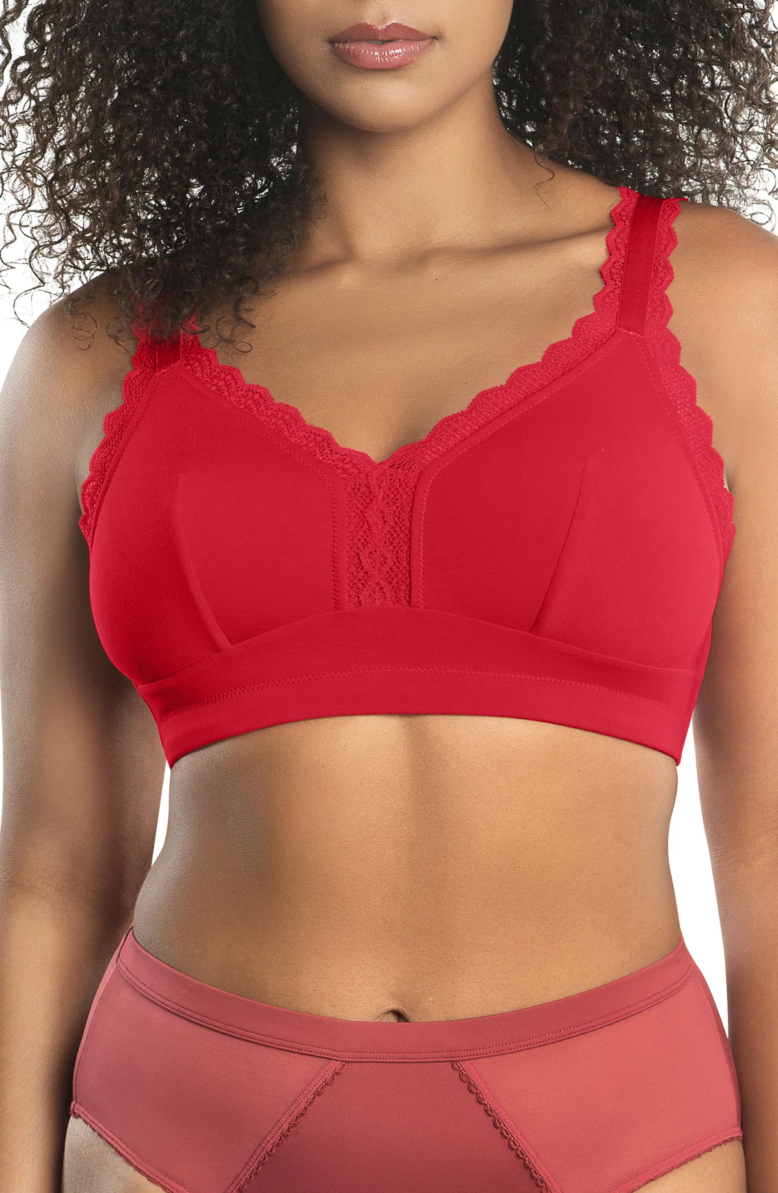 Parfait Dalis Bralette in Racing Red at Nordstrom, Size 36Ff | Nordstrom