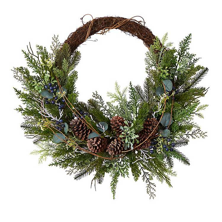 Juniper and Evergreen Vine Wreath | Kirkland's Home