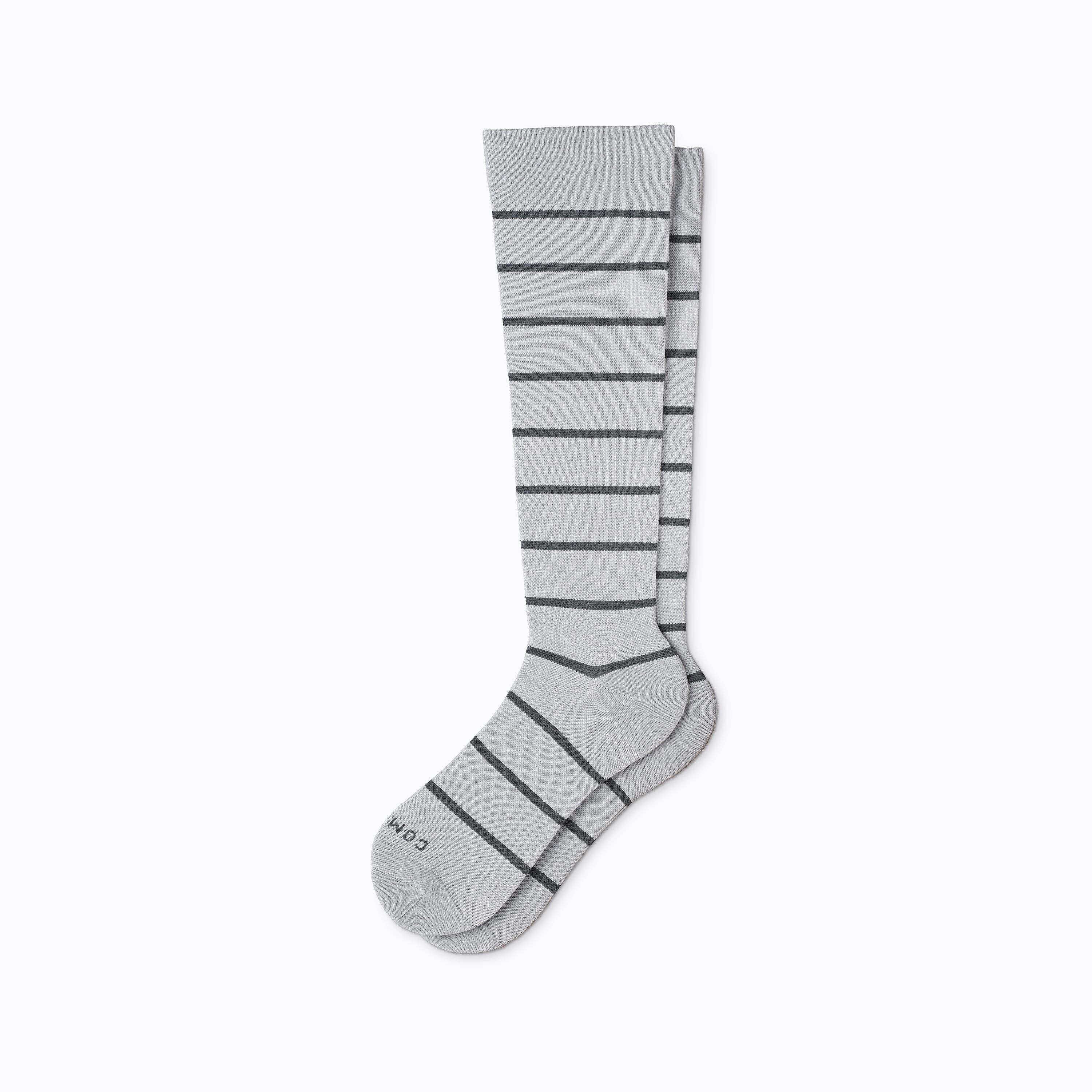 Knee-High Compression Socks – Stripes | Comrad