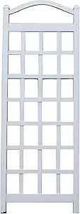 Dura-Trel Cambridge Vinyl Trellis, Outdoor Plant Support Frame, 28" x 75", White - Decorative Gri... | Amazon (US)