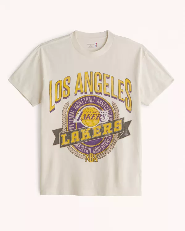 Abercrombie & Fitch, Shirts, Abercrombie Los Angeles Lakers Graphic Tee