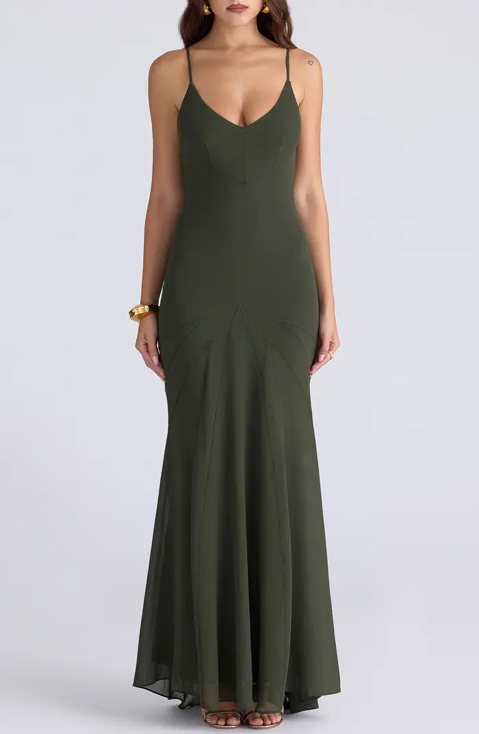 HOUSE OF CB Sacha Georgette Gown | Nordstrom | Nordstrom