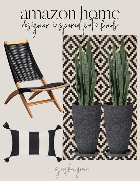 Designer inspired patio finds. Budget friendly finds. Coastal California. California Casual. French Country Modern, Boho Glam, Parisian Chic, Amazon Decor, Amazon Home, Modern Home Favorites, Anthropologie Glam Chic. 

#LTKstyletip #LTKFind #LTKhome