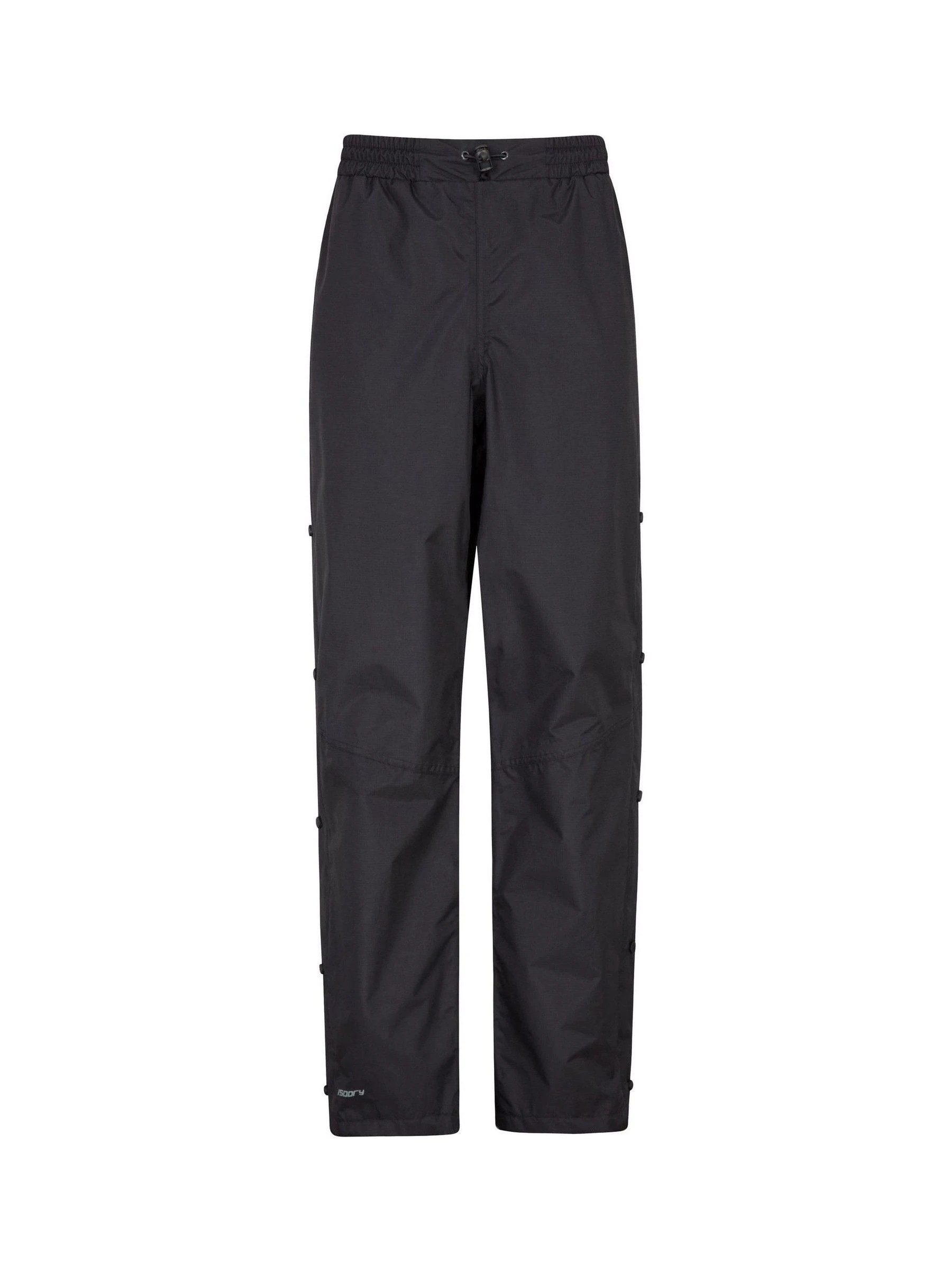 Mountain Warehouse Mountain Warehouse Black Womens Downpour Short Length Waterproof Trousers | Next US