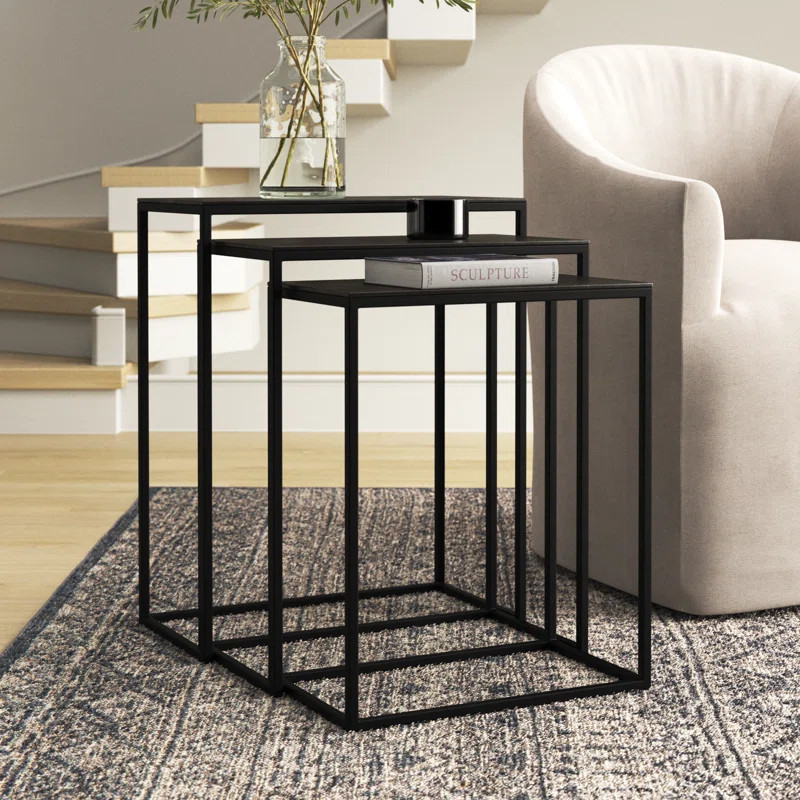 Joss & Main Addie Metal Frame Nesting Tables End Table & Reviews | Wayfair | Wayfair North America