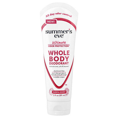 Summer's Eve, Ultimate Odor Protection™, Whole Body Deodorant, Blissful Escape®, 3 fl oz (89 ml) | iHerb