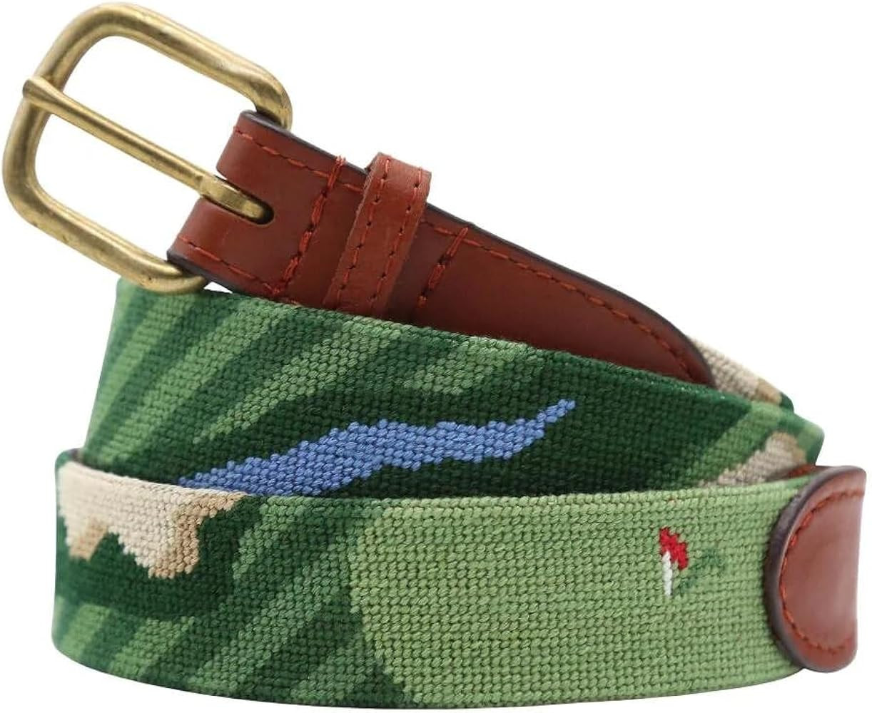 Smathers & Branson Birds Eye Golf Needlepoint Belt | Amazon (US)