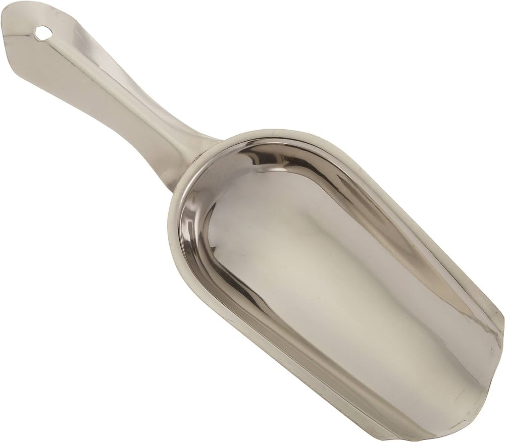 4 Ounce Stainless Steel Ice Scoop | Amazon (US)