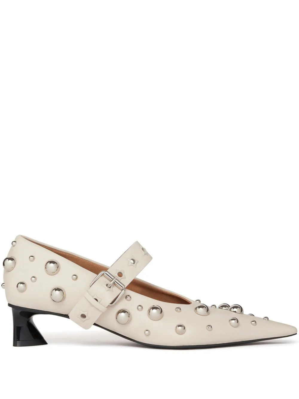 Stella McCartney Elsa stud-embellished pumps - Neutrals | Farfetch Global