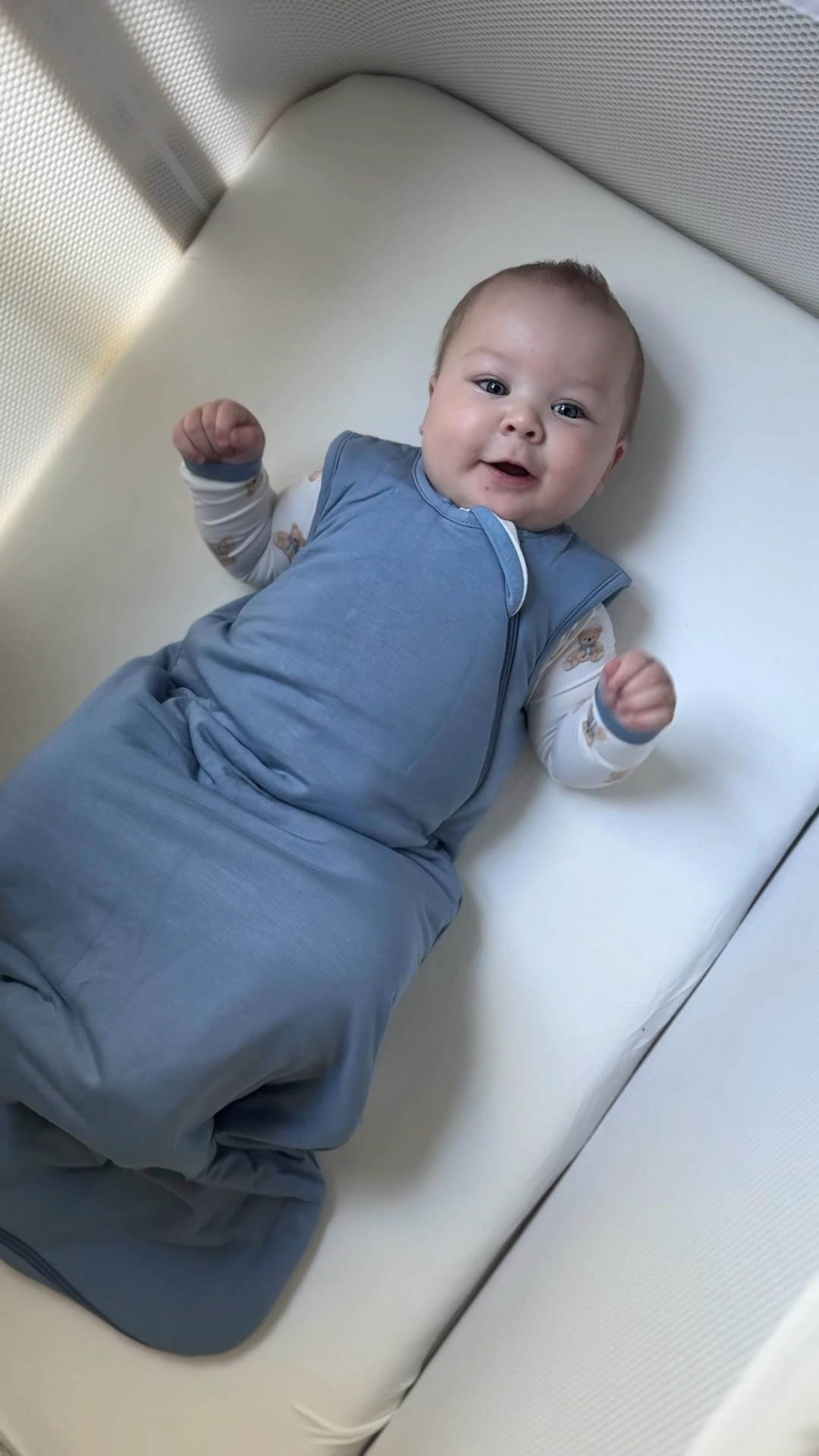 Cozy as can be in Kyte Baby 🩵✨
Love these sleep sacks - so soft! 
And the cutest teddy one piece 🐻 

#LTKKids #LTKBaby #LTKBump