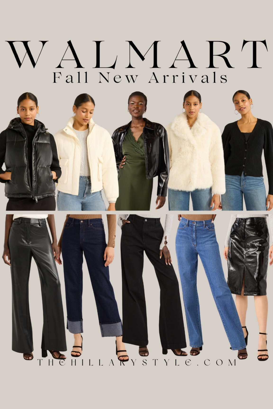 WALMART Fall Fashion New Arrivals: Scoop Clothing. Leather jacket, faux fur jacket, bomber, leather skirt, denim, leather pants. 

#LTKBeauty #LTKStyleTip #LTKSeasonal