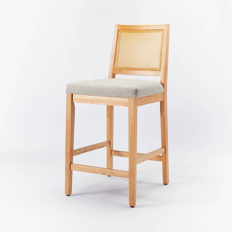 Oak Park Cane Counter Height Barstool - Threshold™ designed with Studio McGee | Target