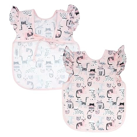 BapronBaby Kitty Bapron - No Neck Tie Safer Bib for Baby & Toddler - Soft Waterproof Stain Resist... | Amazon (US)