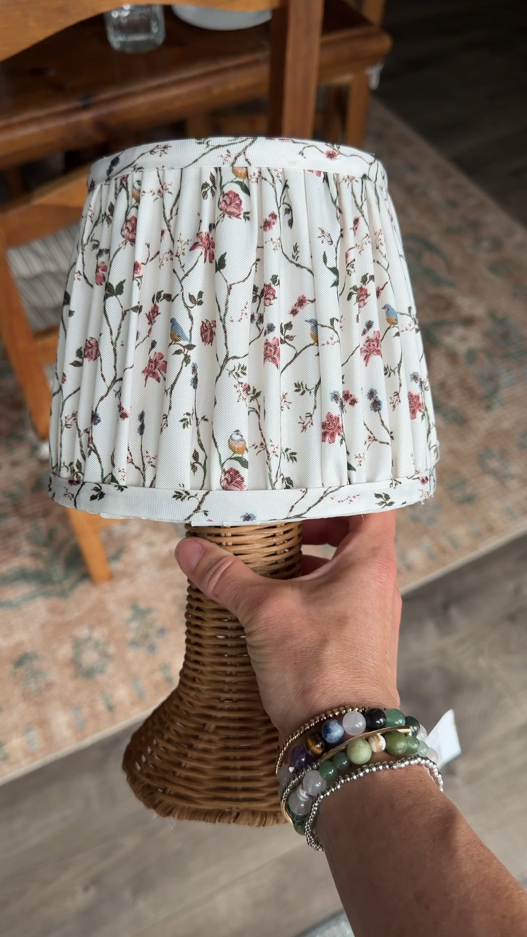 This little floral and wicker lamp is so cute for a kitchen or bathroom counter.

#LTKHome