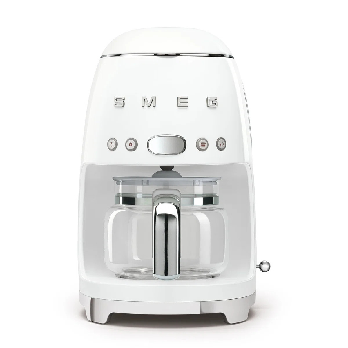 SMEG 50's Retro Style 10-Cup Drip Coffee Machine with Filter DCF02WHUS | Wayfair North America