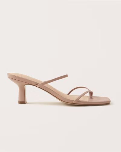 Amery Heeled Strappy Sandals | Abercrombie & Fitch (US)