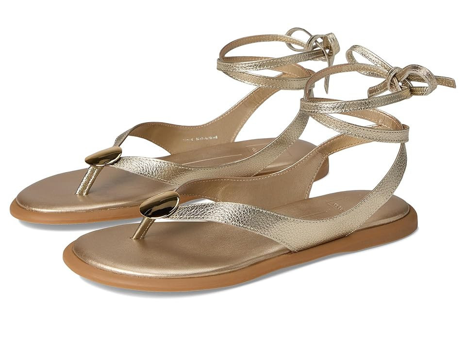 Dolce Vita Judy Women's Sandals Light Gold Leather : 8.5 M, Rubber | Zappos
