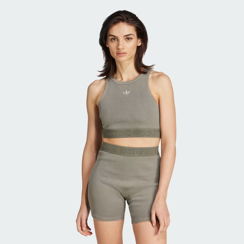 Essentials Rib Bra Top Washed | adidas (US)