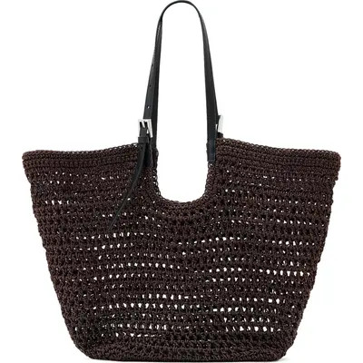 AllSaints Ara Cotton Tote in Black at Nordstrom | Nordstrom
