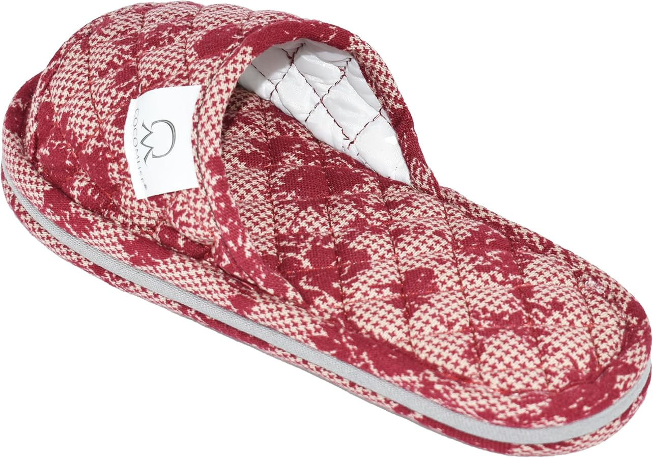 Ultralight Soft Indoor Open Toe Cotton linen Slippers Absorb Sweat Cloth Bottom House Slippers | Amazon (US)