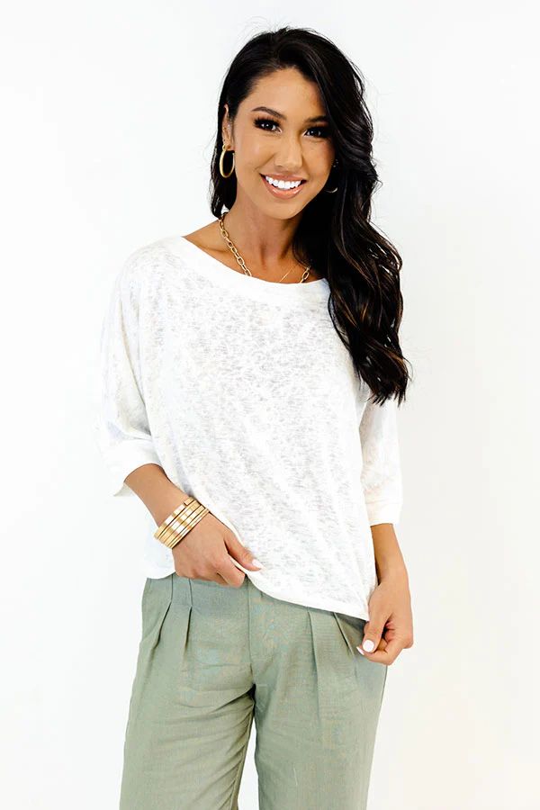Central Avenue Sweetness Top In Ivory | Impressions Online Boutique