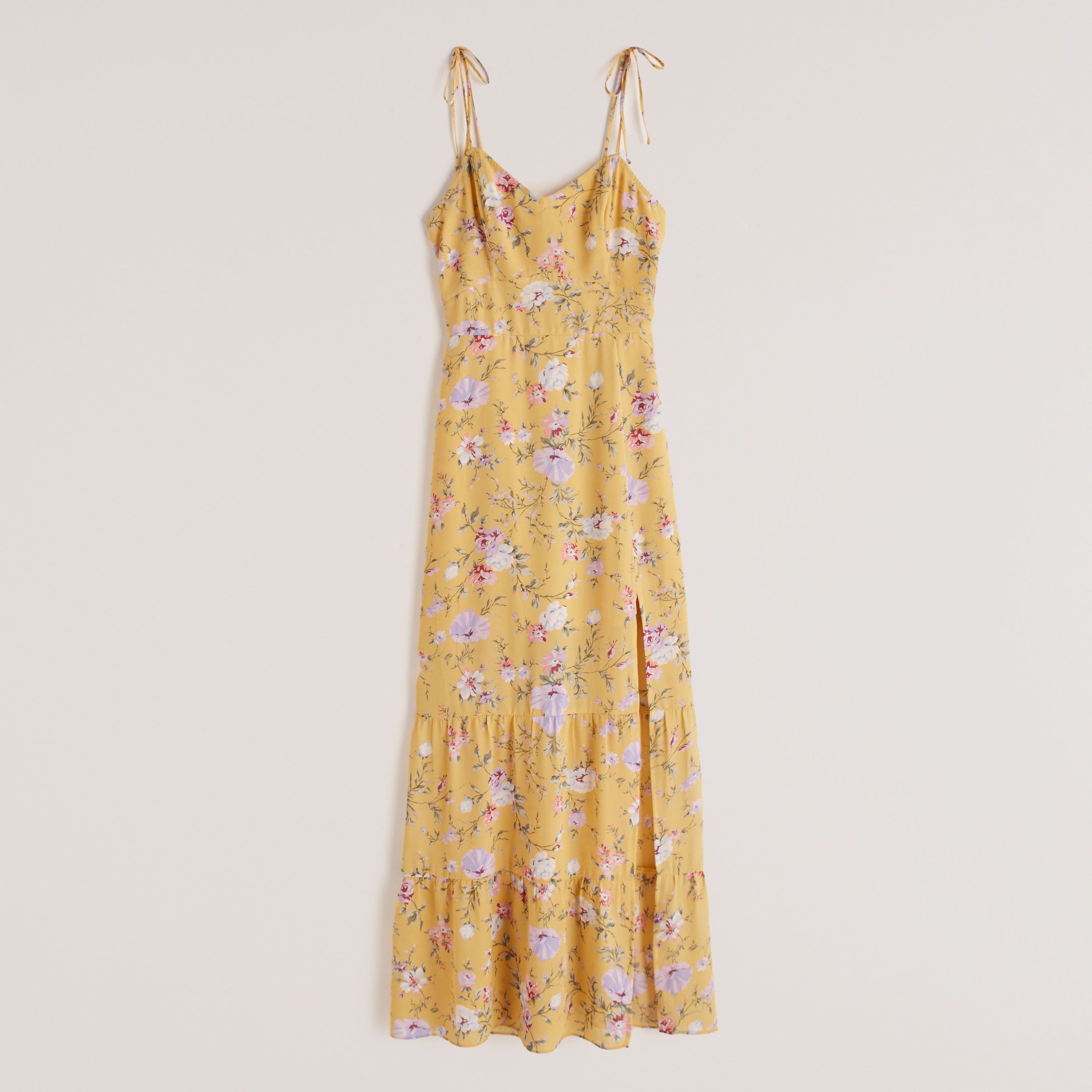 Blushing Tiered Maxi Dress | Abercrombie & Fitch (US)