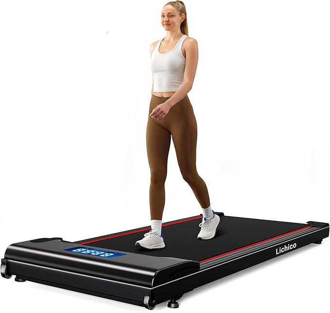 Lichico NeoSilent Walking Pad Under Desk Treadmill for Home with BLDC Core and Extra-Large Belt, ... | Amazon (US)