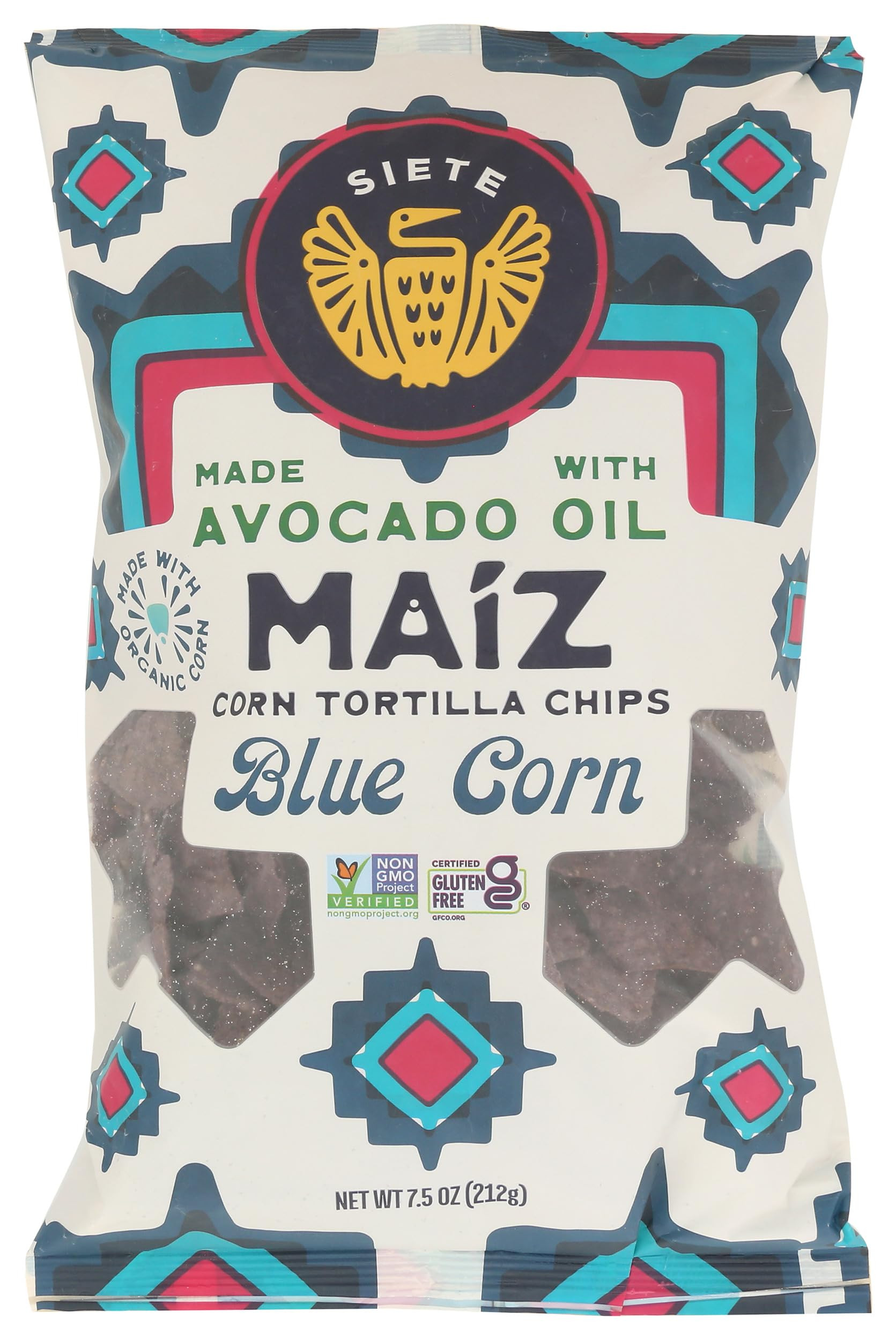 Siete Maiz Blue Corn Tortilla Chips 7.5 OZ | Amazon (US)