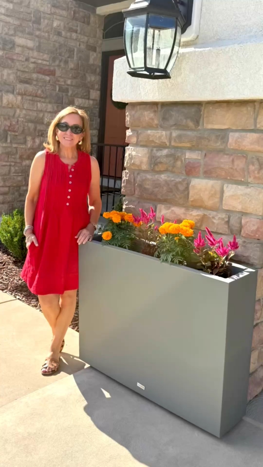 Instant curb appeal hack. 🙌🏡
If your front entry needs a little life, this @Quince  All-Weather Rectangular Planter is the move. It’s weather-resistant, super sturdy, and the perfect frame to showcase a big pop of seasonal color.
It comes in Black, White, and Gray!
@quince #quincepartner

#LTKootd #LTKPetite #LTKOver40