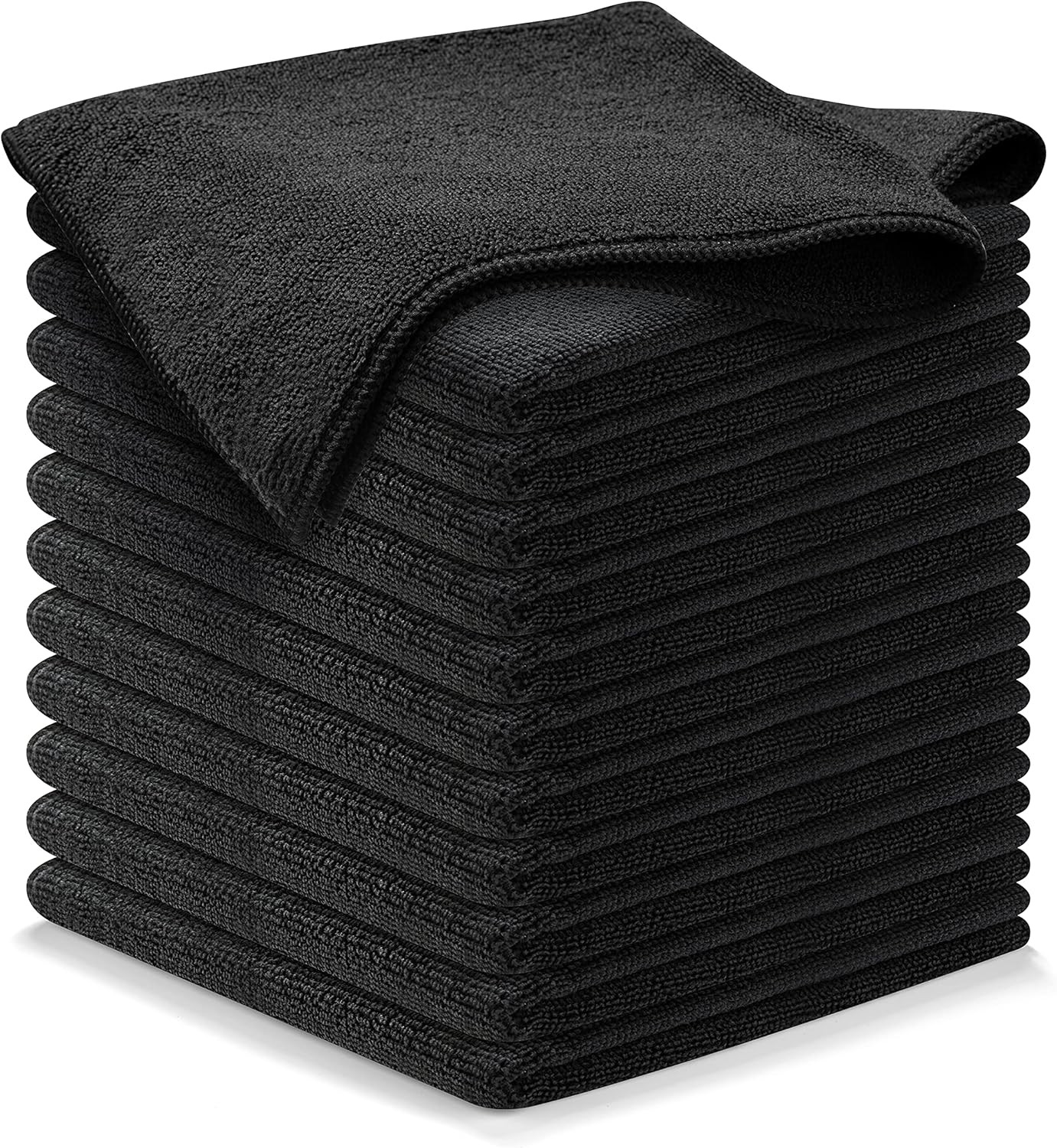 USANOOKS Microfiber Cleaning Cloth - 12Pcs (16x16 inch) High Performance - 1200 Washes, Ultra Abs... | Amazon (US)