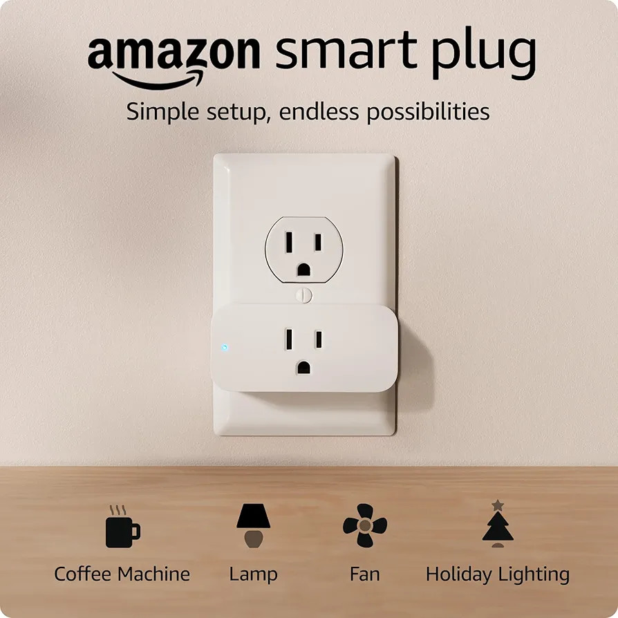 Amazon Smart Plug | Works with Alexa | Simple setup, endless possibilities | Amazon (US)