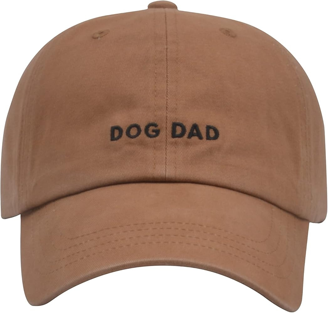 6 Panel Soft Embroidery Dog Dad Hat Dog Mom Hat Adjustable Baseball Cap Dog Lover Gifts for Men/W... | Amazon (US)