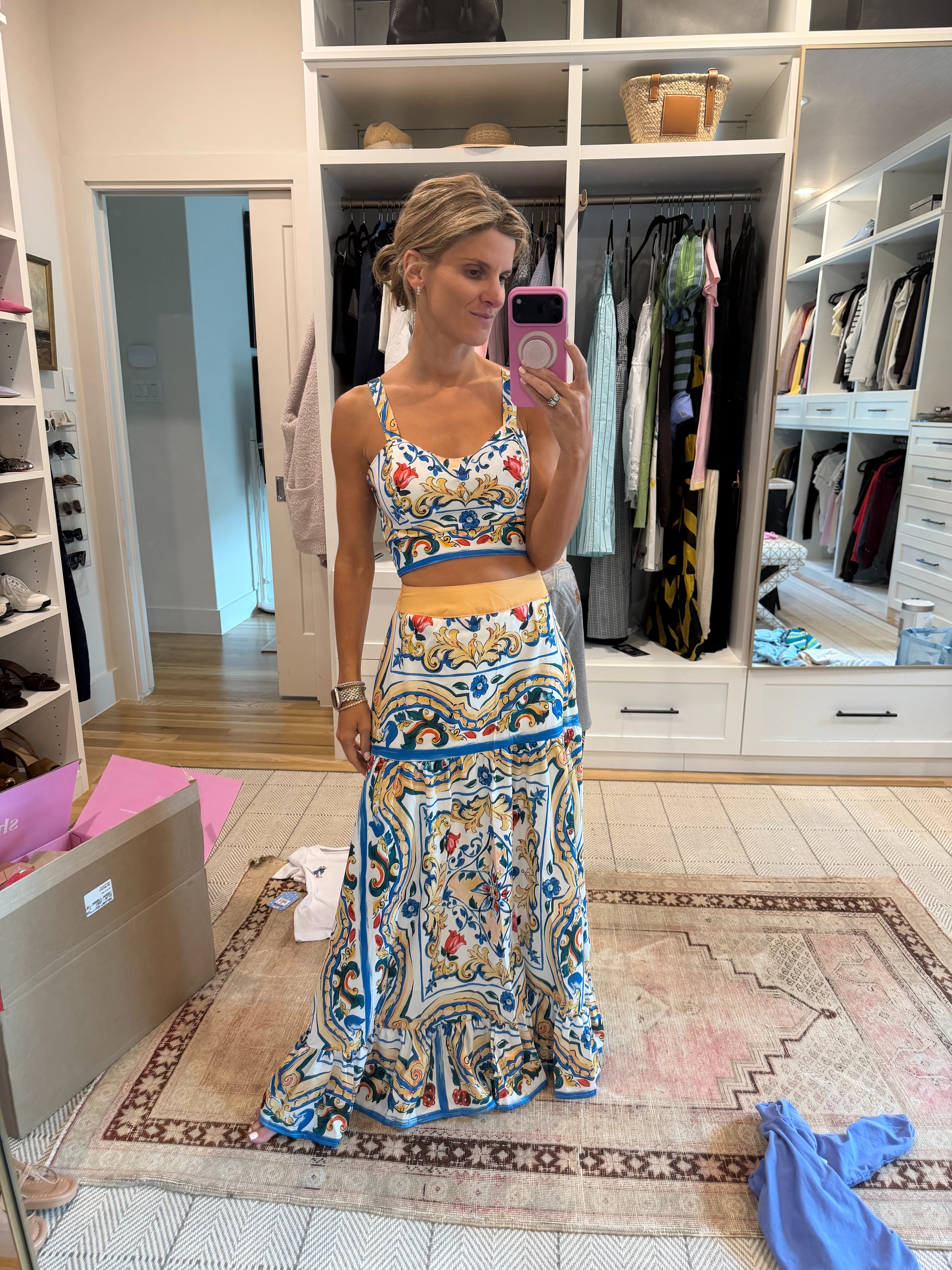 Amazon 2 piece vacation set (wearing smallest size) 

 