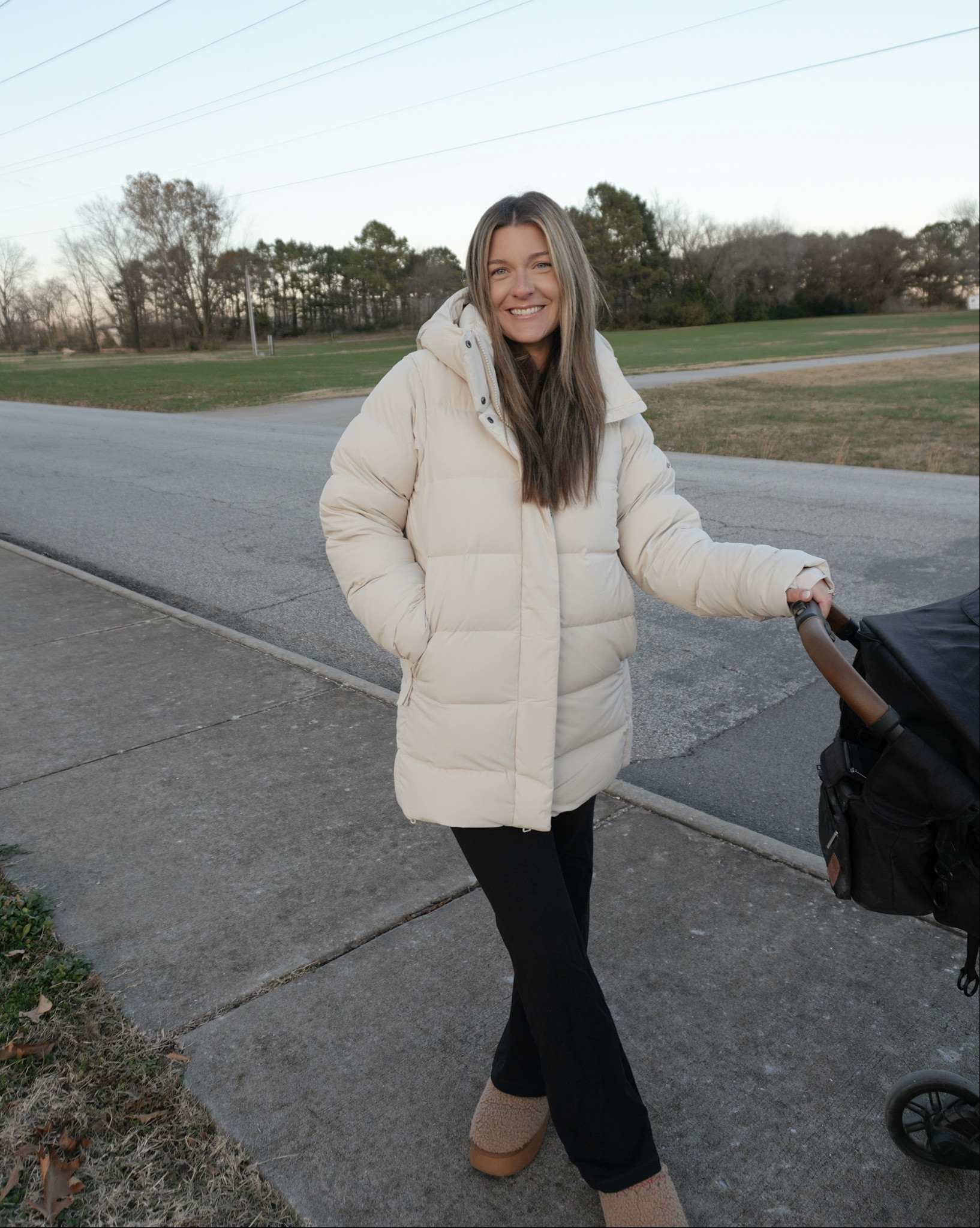 Gifted by Columbia & so impressed! This is mid length, dark stone color, size medium. The best winter coat! So cozy! It has fleece lined pockets and thumbholes. PLUS removable hood!

#LTKmomlife #LTKSeasonal #LTKGiftGuide