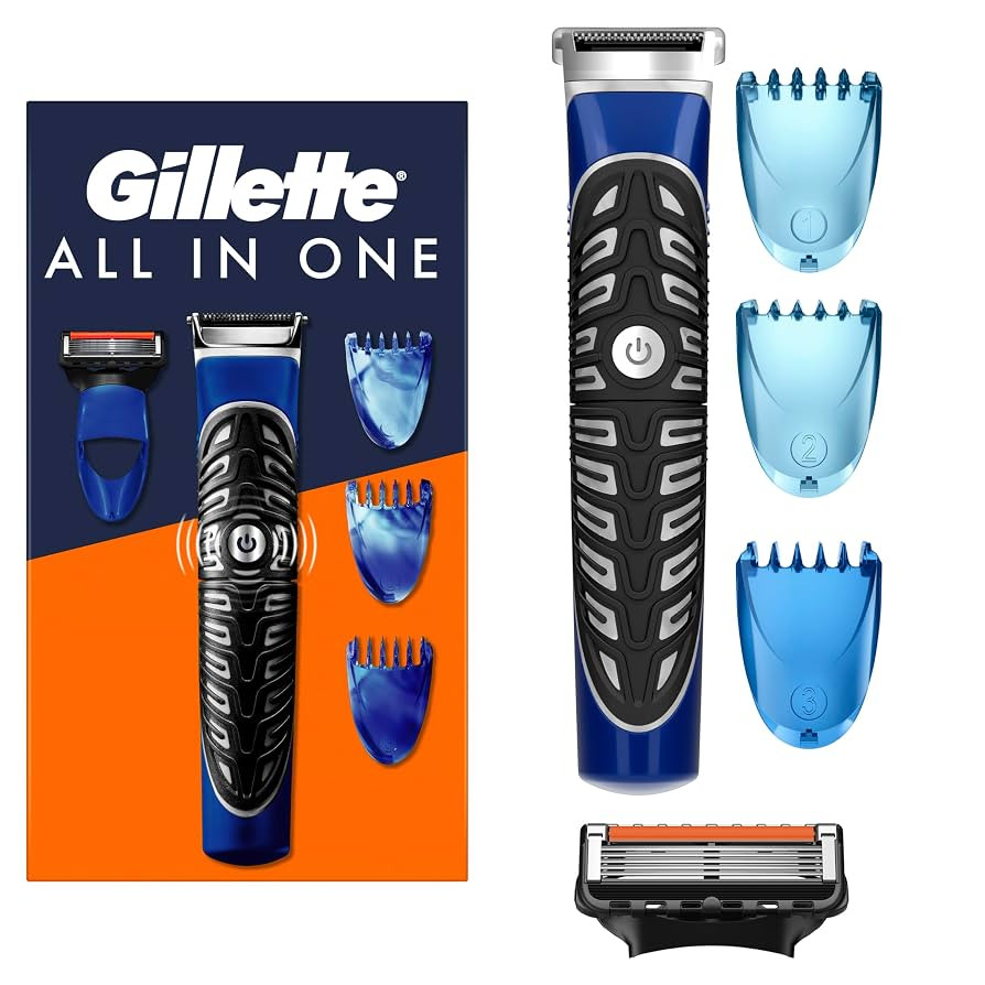 Gillette Fusion 5 Styler Rasierer Herren, Barttrimmer + Rasierklinge + 3 Kammaufsätze, Geschenk ... | Amazon (DE)