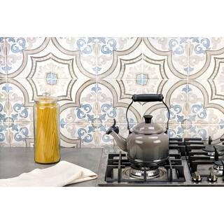 Ivy Hill Tile Valencia Daiza Encaustic 8 in. x 8 in. 9mm Matte Porcelain Floor and Wall Tile (26-... | The Home Depot