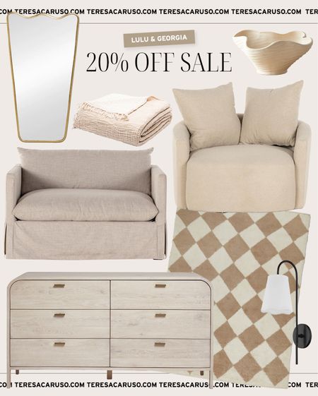 Neutral home picks from the Lulu & Georgia 20% off sale! 

#LTKhome #LTKFind