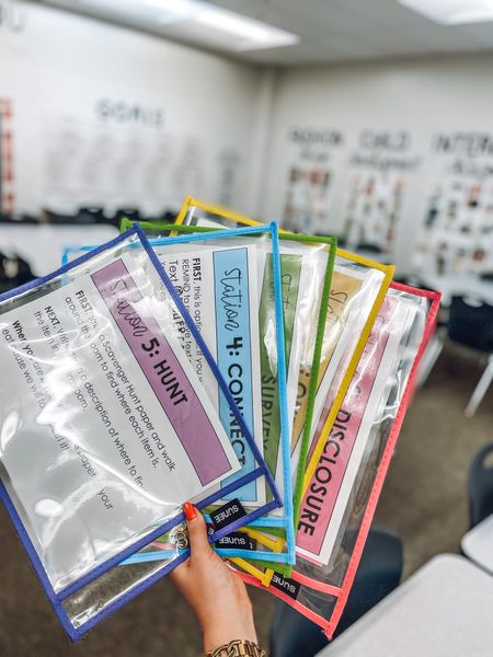 Love these dry erase pouches for my classroom Stations!!

| teacher | classroom | middle school teacher

#LTKunder50 #LTKBacktoSchool #LTKSeasonal