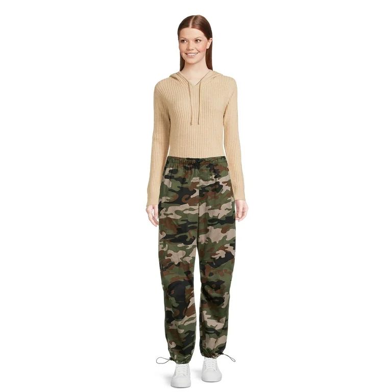 No Boundaries Juniors Parachute Pants, 30” Inseam, Sizes XS-3XL - Walmart.com | Walmart (US)