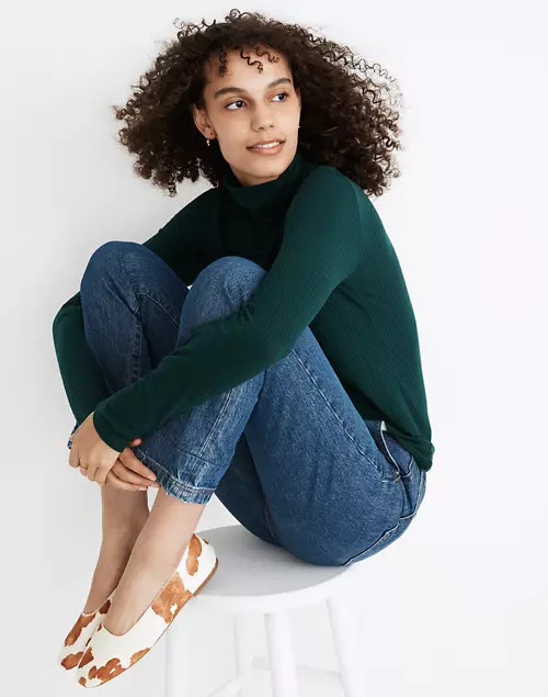 Ribbed Turtleneck Top | Madewell
