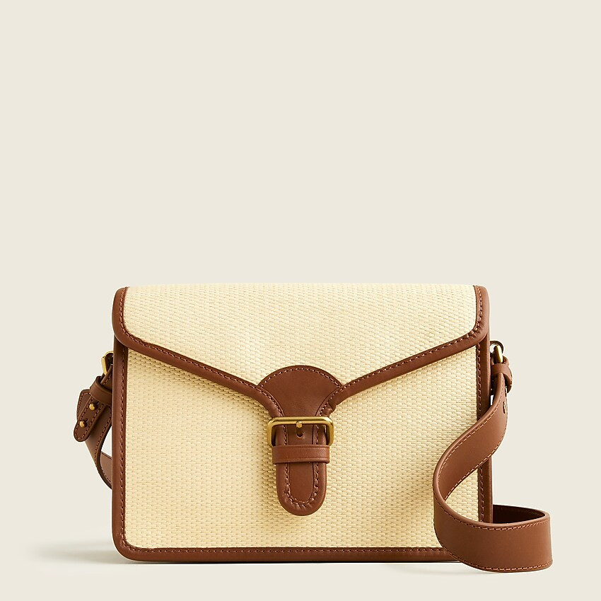 Copenhagen satchel bag in straw | J. Crew US
