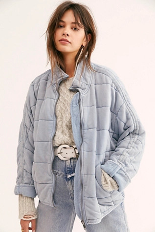 Dolman Quilted Knit Jacket | Free People (Global - UK&FR Excluded)